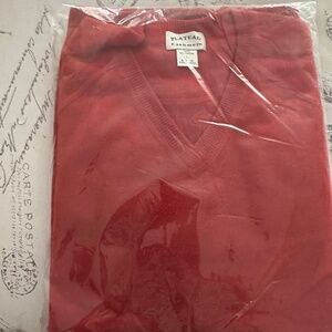 NEW Plateau Cashmere Men's Long-Sleeved V-Neck Sweater